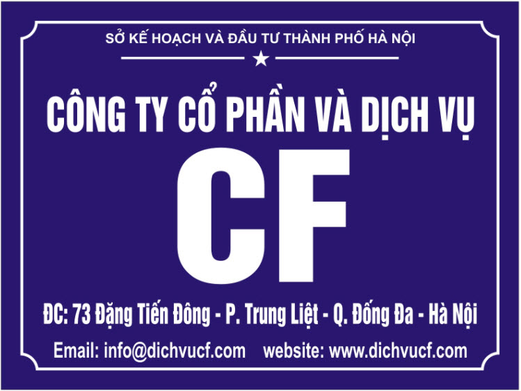 Dịch vụ làm biển hiệu công ty tại Nguyễn Văn Cừ uy tín, rẻ