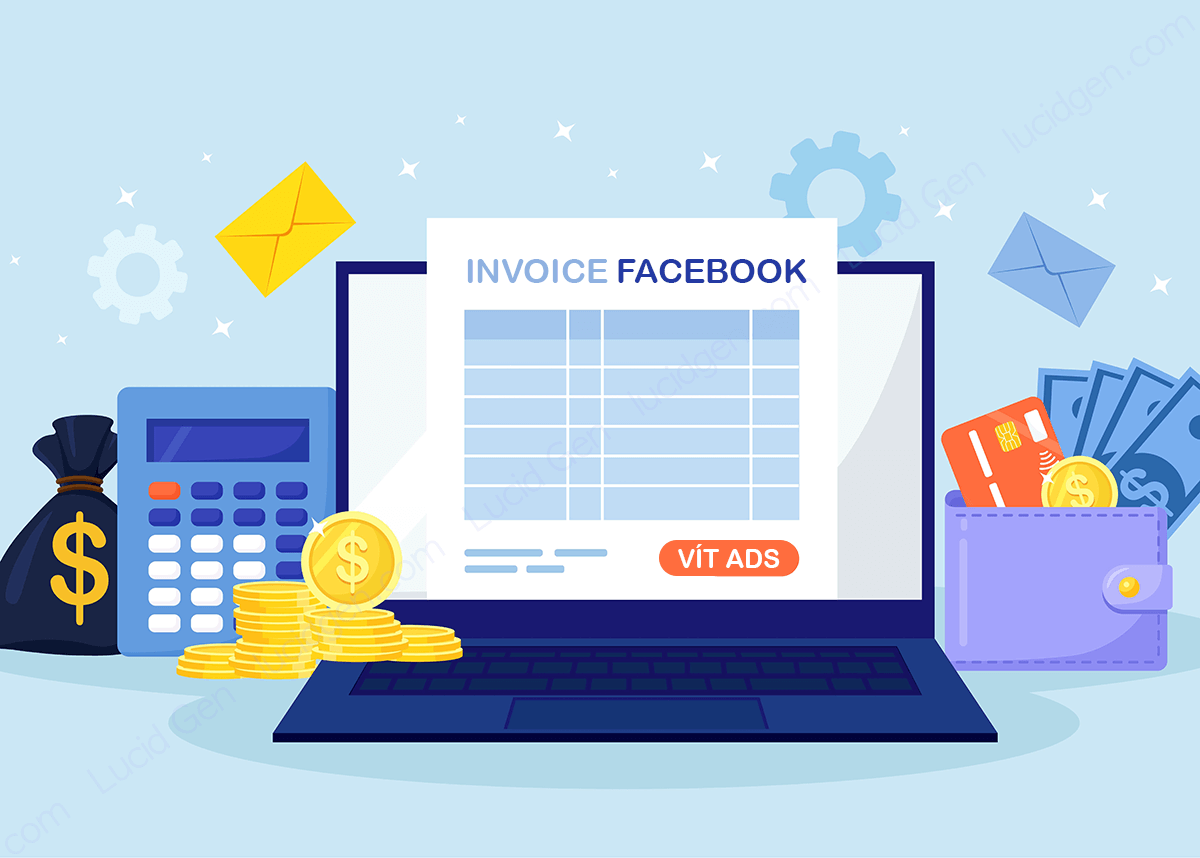 thuê tài khoản quảng cáo facebook invoice
