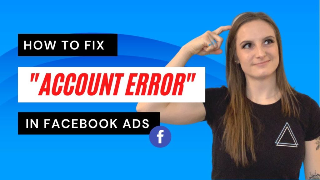 facebook ads account error